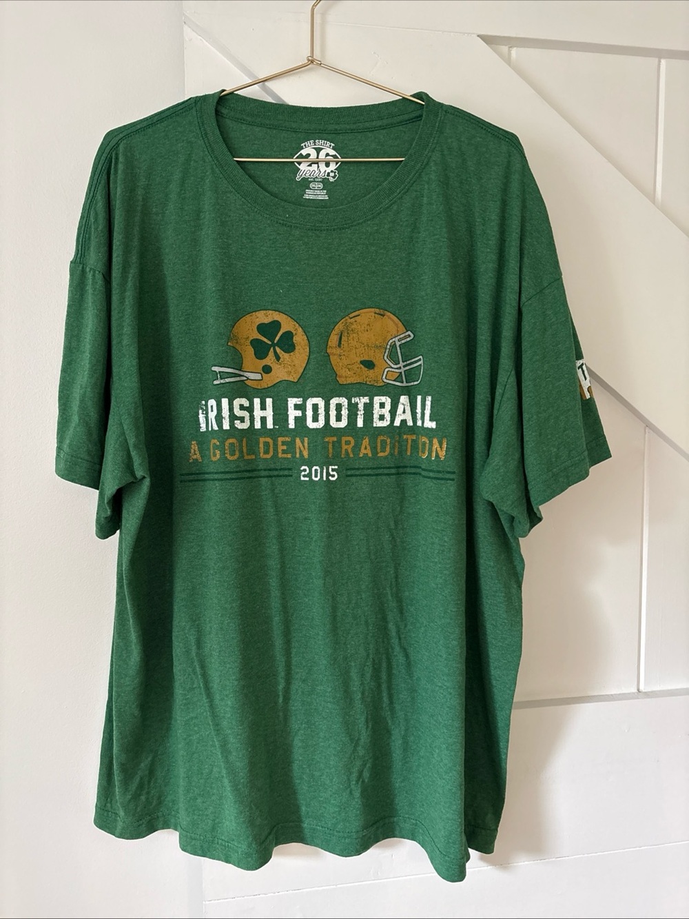 “The Shirt” University Of Notre Dame 2015 Football Green T Shirt Collegiate